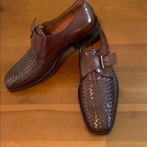 Caldoberia Caseauar brown leather dress shoes